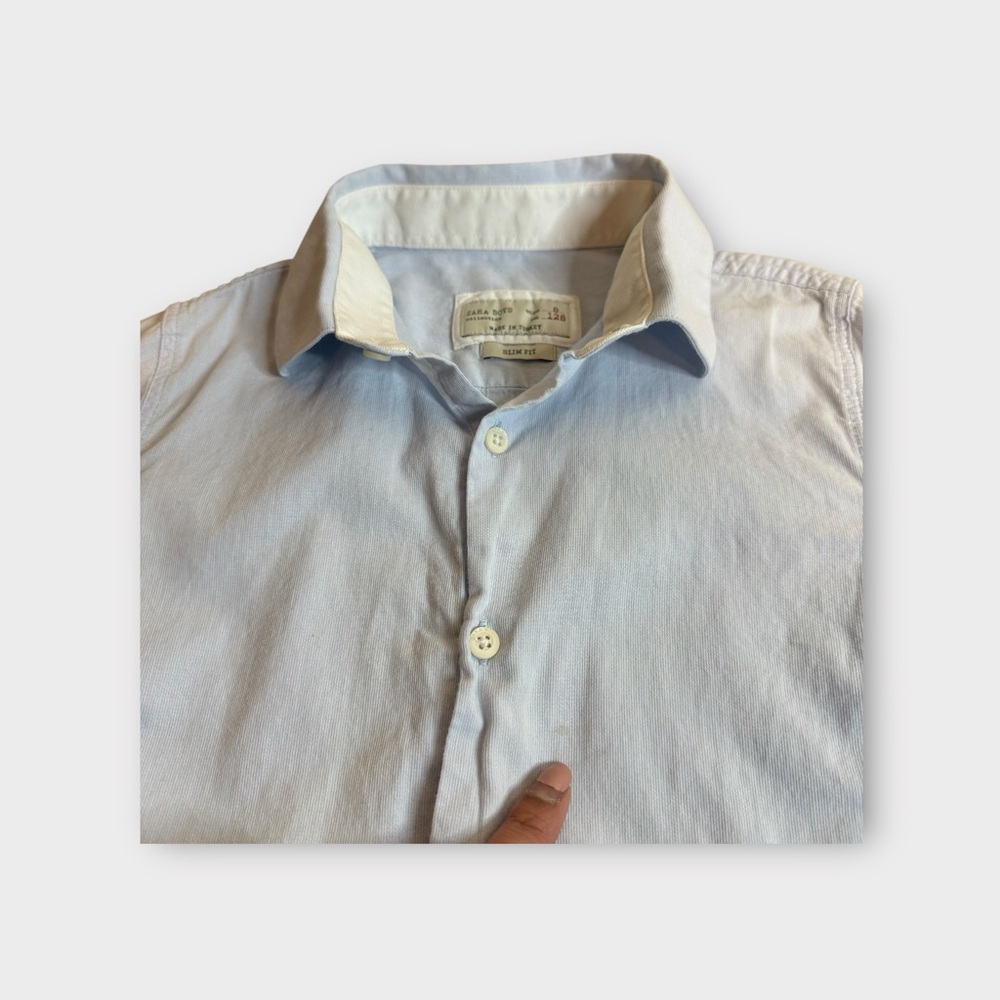 Zara Slim Fit Button Up Shirt - Picture 2 of 5
